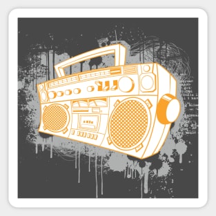 GHETTO BLASTER Sticker